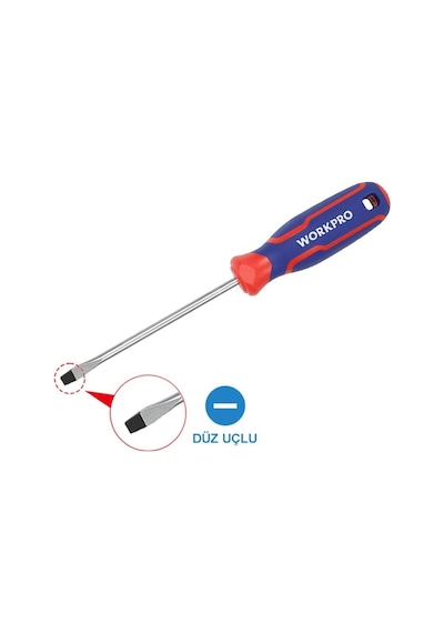 Workpro Wp221013 3x75mm Cr-v Profesyonel Düz Tornavida Fr Wp221013