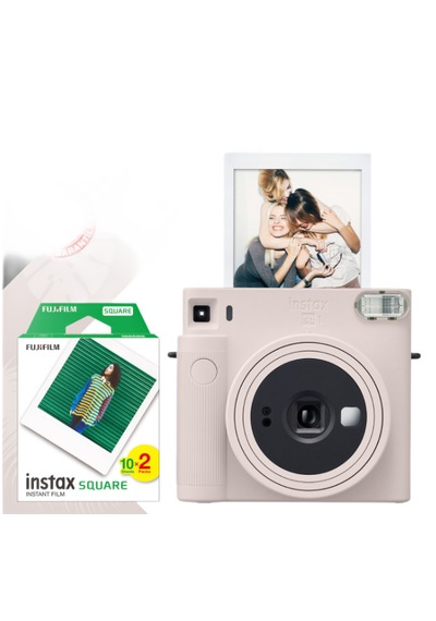 Fujifilm instax SQ1 Beyaz Fotoğraf Makinesi + 20’li Kare Film