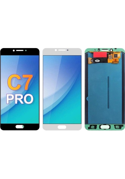 Samsung Galaxy C7 Pro C7010 İle Uyumlu Oled Ekran Dokunmatik