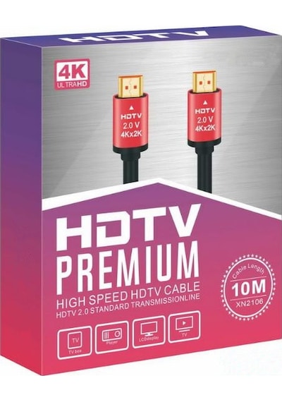 4K Hdtv Premium High Speed Hdtv Cable 4K Uhd Hdmi Kablo 10 M