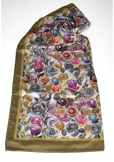 Bonjela Soft Pamuk Şal-75 X 190 -06572 Yağ Yeşili