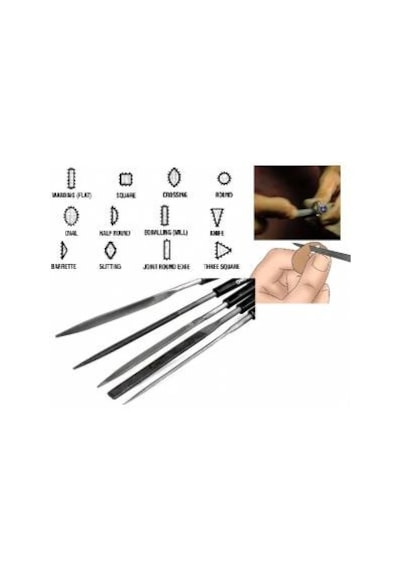 10Lu Eğe Seti 14 Cm 3 Mm Çaplı Törpü Zımpara Set Hassas Dekor Set