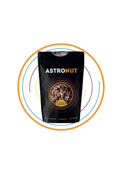 Astronut Odun Ateşinde Zarında Kavrulmuş W180 Süper Jumbo Kaju 500 G