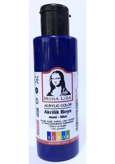 Monalisa Akrilik Boya 6x70 Ml Şışe Ana Renkler / Sd1006 Karışık