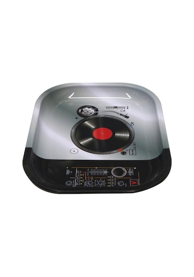 Küçük Metal Tepsi Groove-1604 Gri