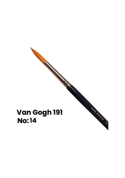 Van Gogh Sulu Boya Fırçası Yuvarlak Uçlu Seri 191 No 14