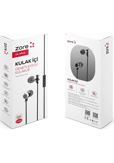 Zore ZR-HP02 3.5 MM Kulak İçi Kulaklık