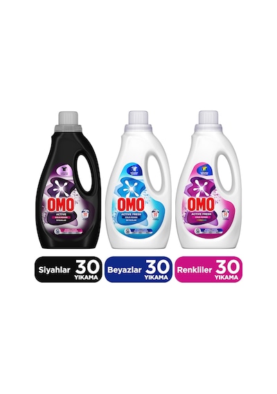 Omo Active Fresh Cold Power Renkliler 1500 Ml Siyahlar 1500 Ml Diğer