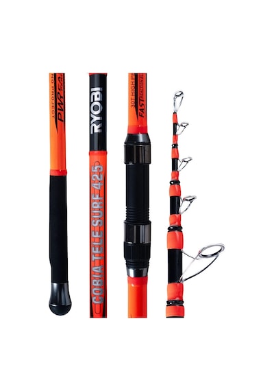 Ryobi Cobia 4.25m 100-300gr Teleskopik Surf Olta Kamışı 1