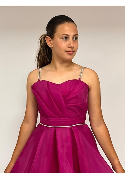 Butikhappykids Kız Çocuk Abiye Fuşya Taş Kordon Askılı Kalp Yaka Kuyruklu Şifon Abiye Elbise 9-16 Yaş Fuşya Butikhappykids Kız Çocuk Abiye Fuşya Taş Kordon Askılı Kalp Yaka Kuyruklu Şifon Abiye Elbise 9-16 Yaş Fuşya