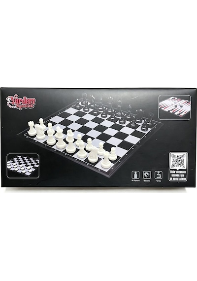 Vrd10665 Katlanabilir Satranc Tavla Ve Dama Seti