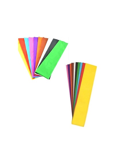 Grapon Kağıdı 10 Lu Set Karışık Renk Krapon Kağıdı