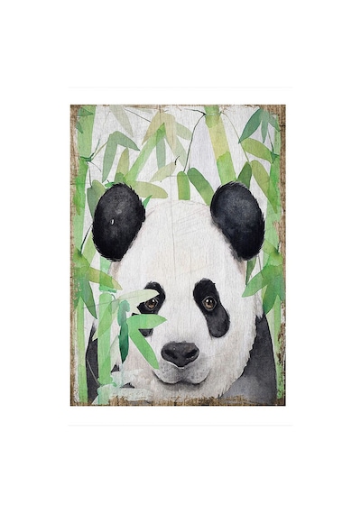 Bedeko Panda Desenli Mdf Tablo 50 Cm X 70 Cm
