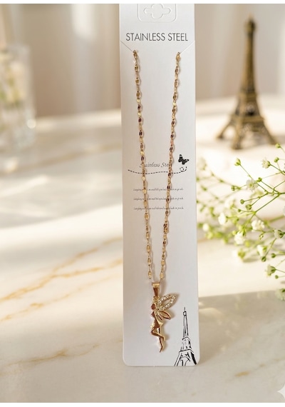 Alivascarf Gold Sonsuzluk Kolye Ciddi Ilişki Kombin Sadece Kolye Celik Kolye
