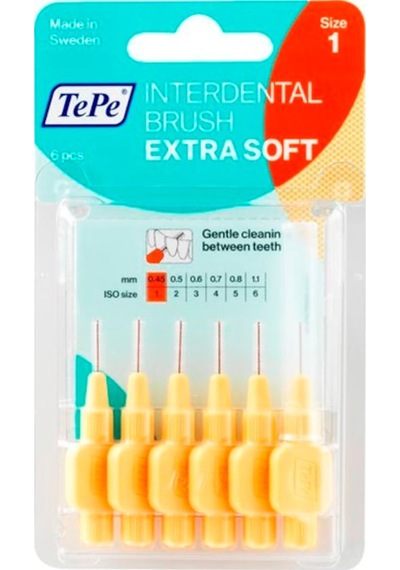 Tepe Extra Soft Arayüz Fırçası 6'lı 0.45 MM