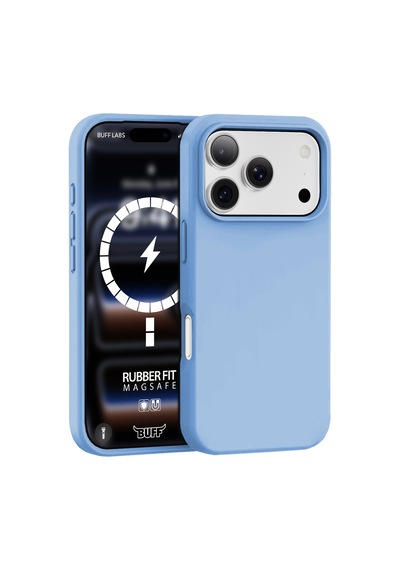 Buff Apple iPhone Uyumlu 18 Pro /17 Pro Magsafe Rubber Fit Kılıf Blue Mavi