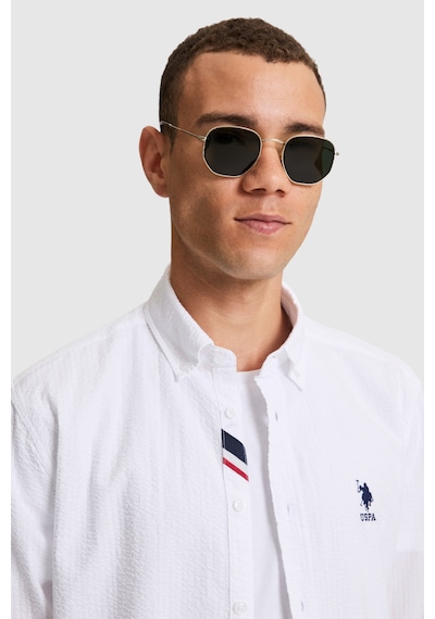 U.S. Polo Assn. U.s. Polo Assn. Erkek Beyaz Gömlek Basic 50324638-vr013