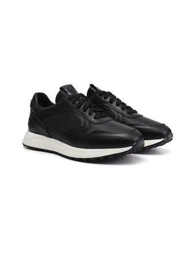 Gönderi(R) Gönderi R Erkek Siyah Bağcıklı Hakiki Deri Sneaker Ddma83531646