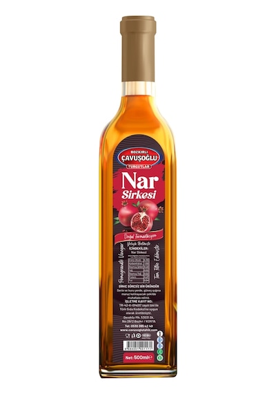 Bozkırlı Çavuşoğlu Nar Sirkesi Doğal Fermantasyon 500 ML