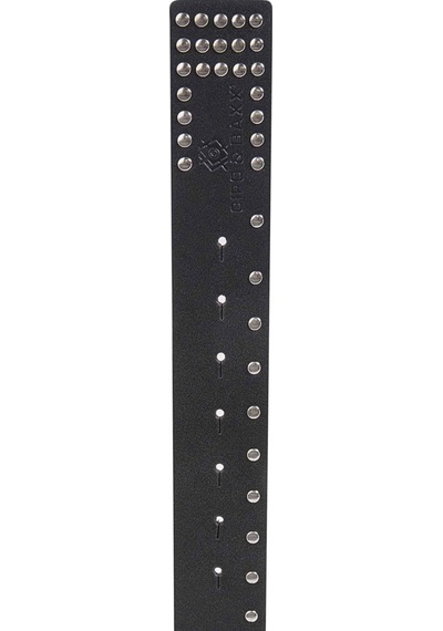 Cipo & Baxx CG163 Metal Tokalı Düz Siyah Deri Kemer