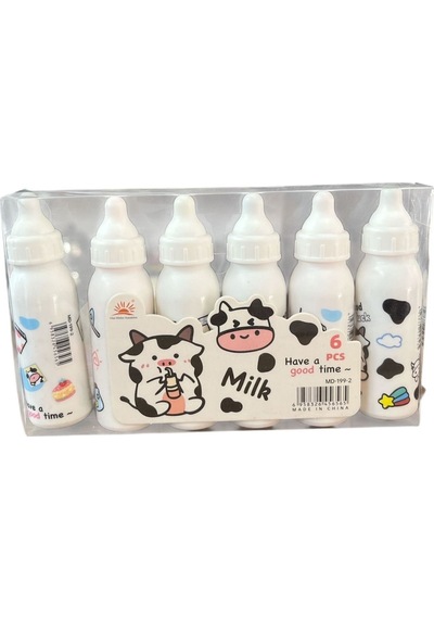 Unicus Milk Biberon Fosforlu Kalem 6 Renk Md-199-2 Çok Renkli