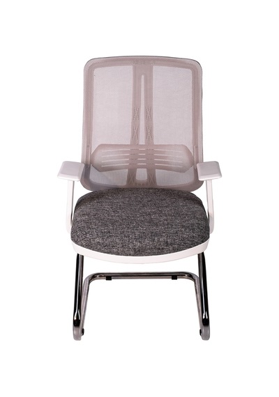 Ofisbazaar Up Beyaz Fileli Misafir Koltuğu Ergonomik Toplantı Ve Bekleme Koltuğu Desenli Gri Gri Ofisbazaar Up Beyaz Fileli Misafir Koltuğu Ergonomik Toplantı Ve Bekleme Koltuğu Desenli Gri Gri