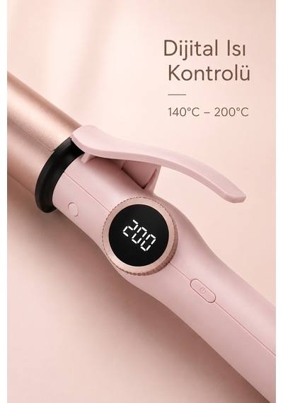 Ks-632 Profesyonel Dijital Saç Maşası 32 Mm, Led Ekranlı, 140-200 C Isı Ayarlı
