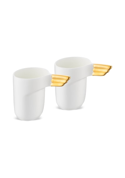 Jumbo Goddess 2 Kişilik Espresso Fincan Seti Gold Altın