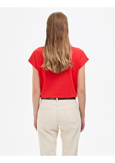 Pierre Cardin Kadın Kırmızı Tişört Basic 50325454-vr030