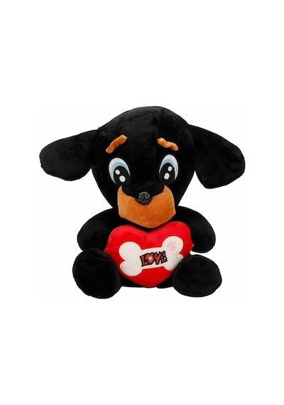 Mey İthalat 3183 Kalpli Peluş Köpek 30 Cm