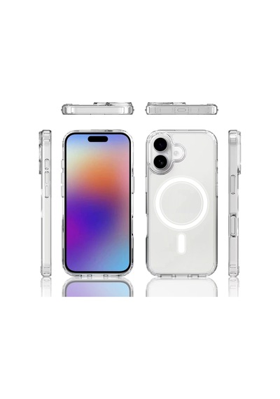 Apple iPhone 17 Uyumlu Şeffaf Magsafe Kılıf Safe Şeffaf
