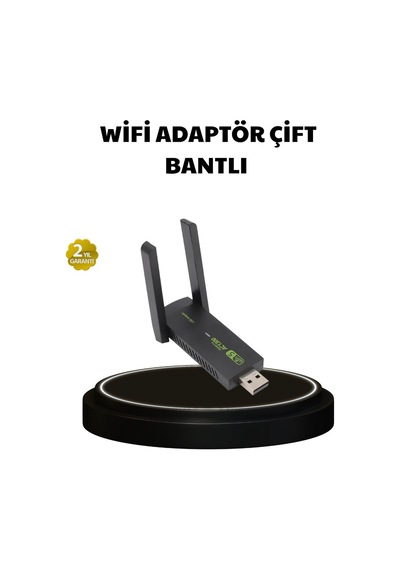 Dual Band Usb Wifi Adaptör 1200 Mbps Hız 31625865