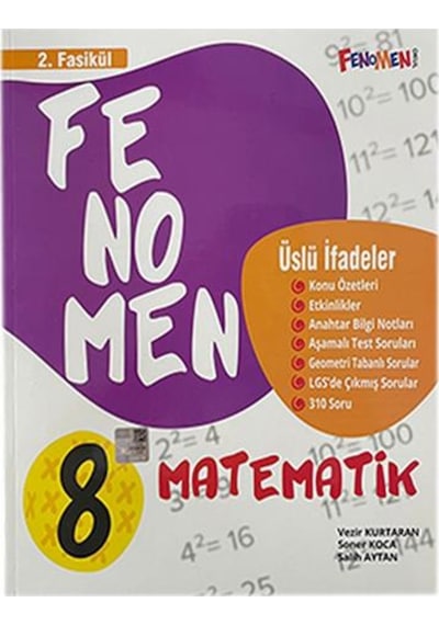 Gama 8.Sınıf Matematik Fenomen 2.Fasikül (Üslü Ifadeler) 2022