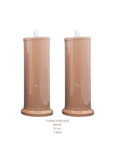 Tuana Ayak 15 cm M10 Cıvatalı Kahve (2 Adet)