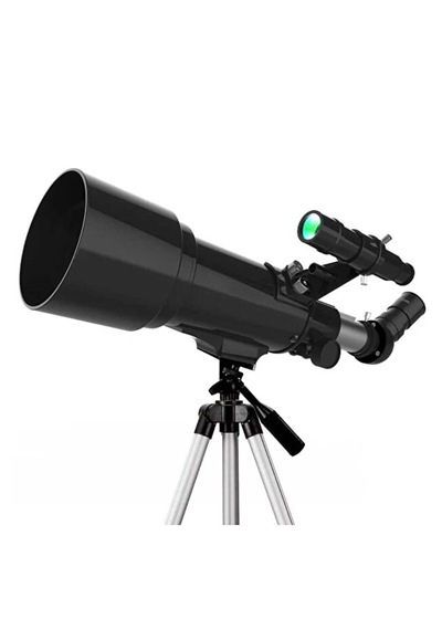 400x70mm Hd Refraktör Teleskop - 150x Büyütme Telefon Adaptörlü - Profesyonel Kara Ve Uzay Seyir