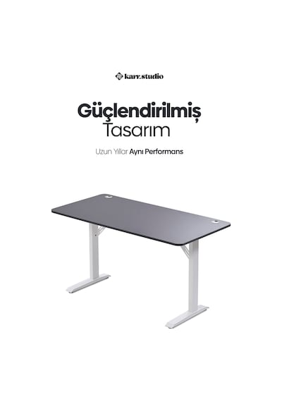 Firmus Dayanıklı Çalışma Masası - 140x70 - Antrasit