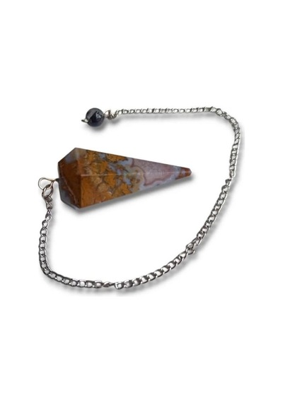 Dantel Akik Pandül Sarkaç Lace Agate 306-3