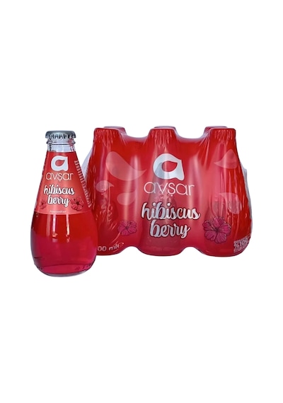 Avşar Hibiscus Berry Aromalı Maden Suyu 200 Ml X 24 Adet