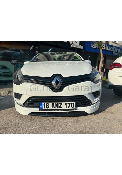 Renault Clio 4 Makyajlı Ön Ek 2 Parça (Plastik)