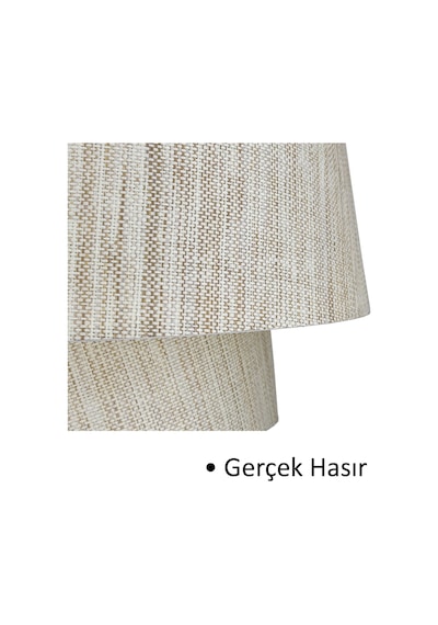 Mira Grande Rattan Hasır Avize Bej