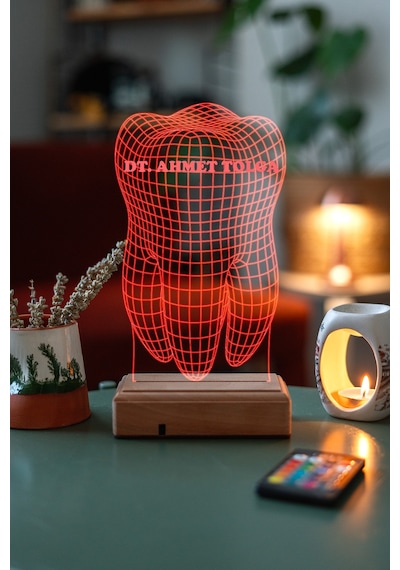 Diş Doktorlarına Özel 3D Led Lamba