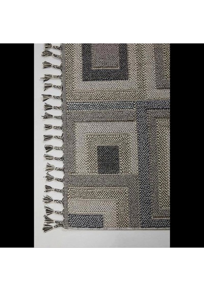 Hoom Rugs Bukle 1404 Gri İskandinav Halı