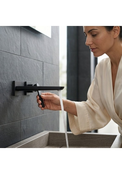 Fg-a4105 Mat Siyah Ankastre Lavabo Bataryası