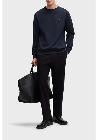 Boss Erkek Sweat 50520302 404 Lacivert Lacivert