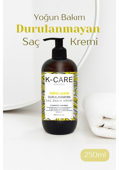 K K-care Cosmetics Yoğun Bakım Durulanmayan Şekillendirici Saç Bakım Kremi 250 ML