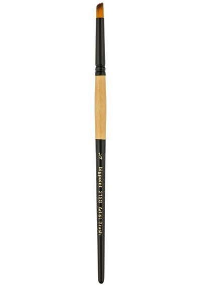 Bigpoint 215g Serisi Sentetik Kıl Geyik Ayağı Fırça No: 1/4 X 12 Adet