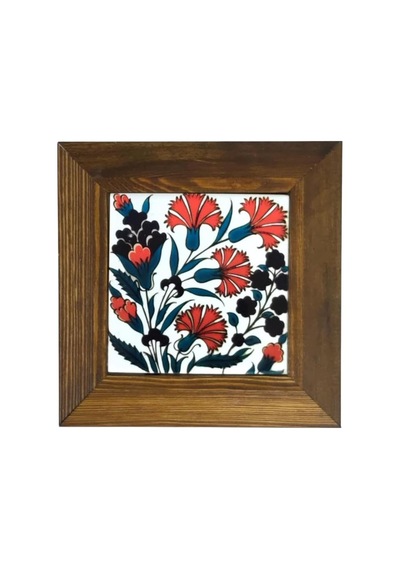 Ahşap Çerçeveli Dekoratif Seramik Tablo. Srmk-2024119