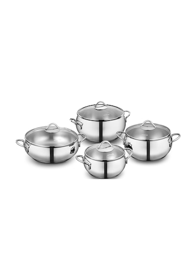 Korkmaz Tombik 8 Parça Tencere Seti