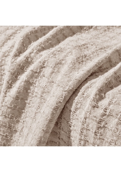Soft Milva Çift Kişilik Çok Amaçlı Örtü - Kahverengi - 200x230 Cm Çok Renkli
