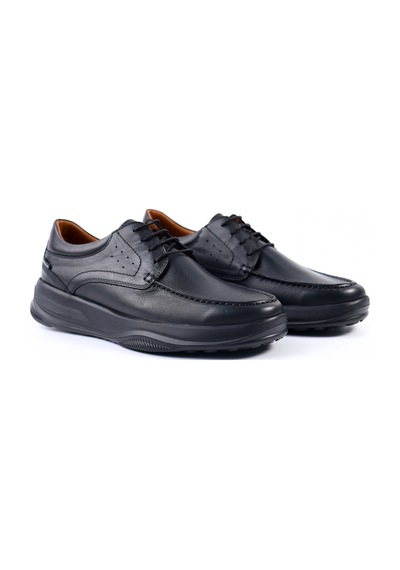 Dr.Flexer Hakiki Deri Siyah Casual Erkek Ayakkabı - Flex525101 Siyah